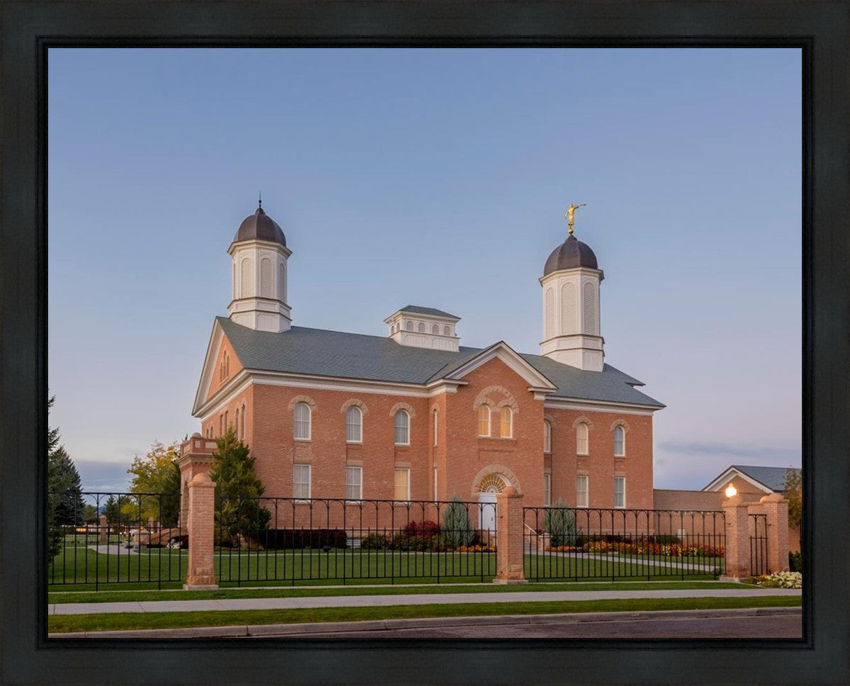 Vernal Temple Late Sunset Gallery Wrap