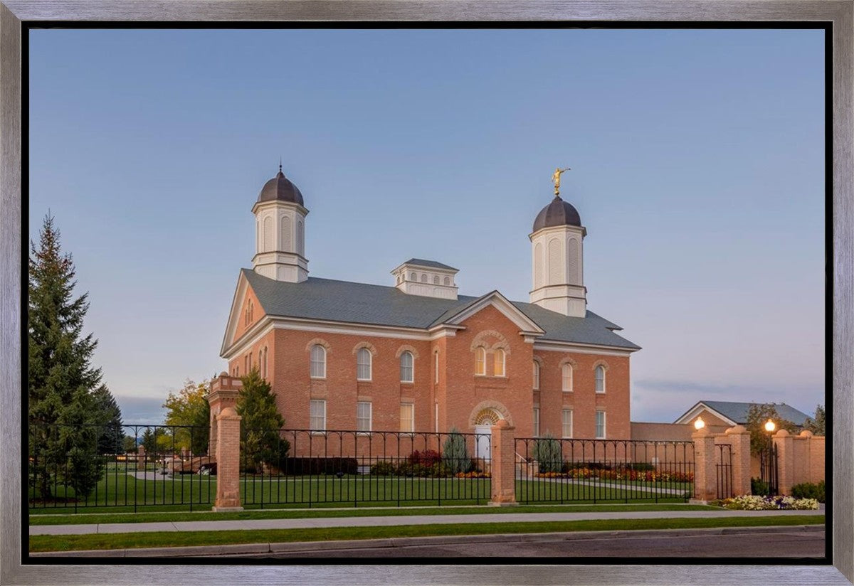 Vernal Temple Late Sunset Gallery Wrap