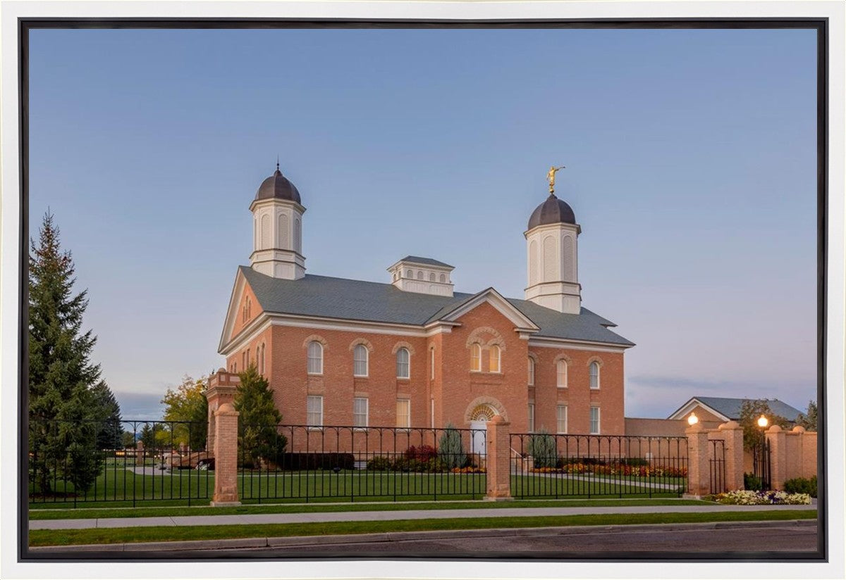Vernal Temple Late Sunset Gallery Wrap