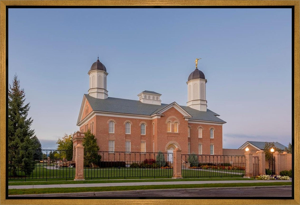 Vernal Temple Late Sunset Gallery Wrap