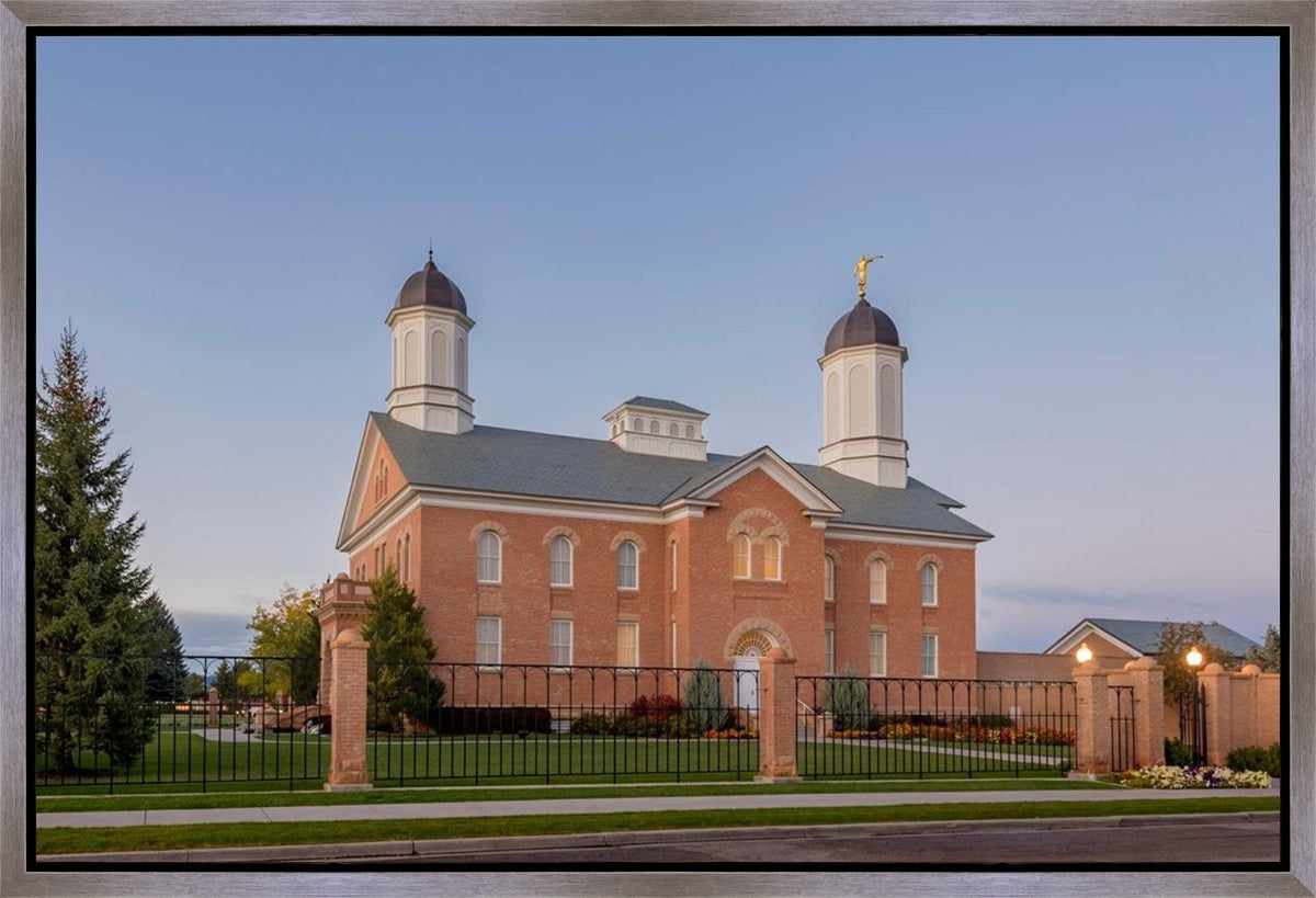Vernal Temple Late Sunset Gallery Wrap