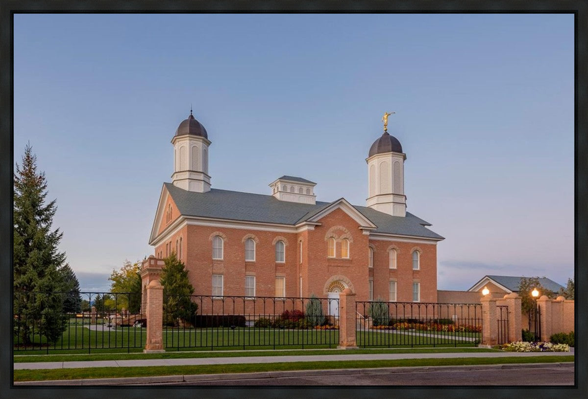 Vernal Temple Late Sunset Gallery Wrap