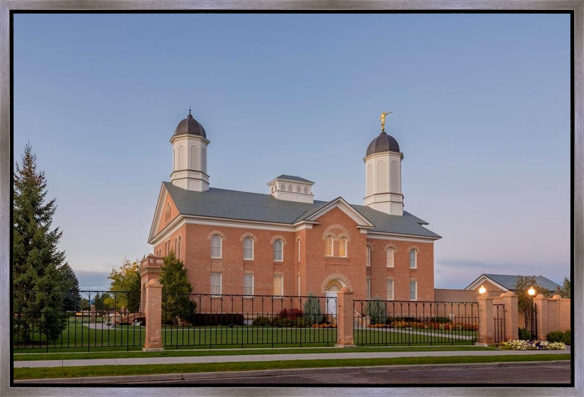 Vernal Temple Late Sunset Gallery Wrap