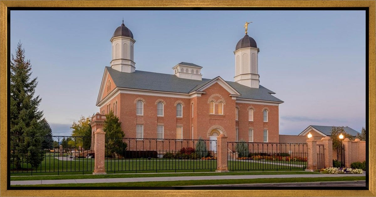 Vernal Temple Late Sunset Gallery Wrap