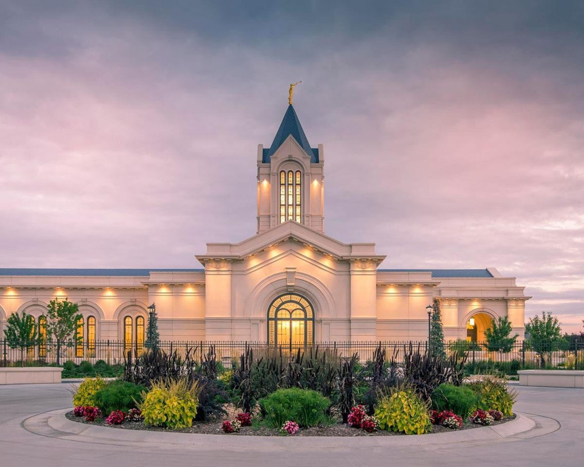 Fort Collins Temple Eternal Garden Gallery Wrap