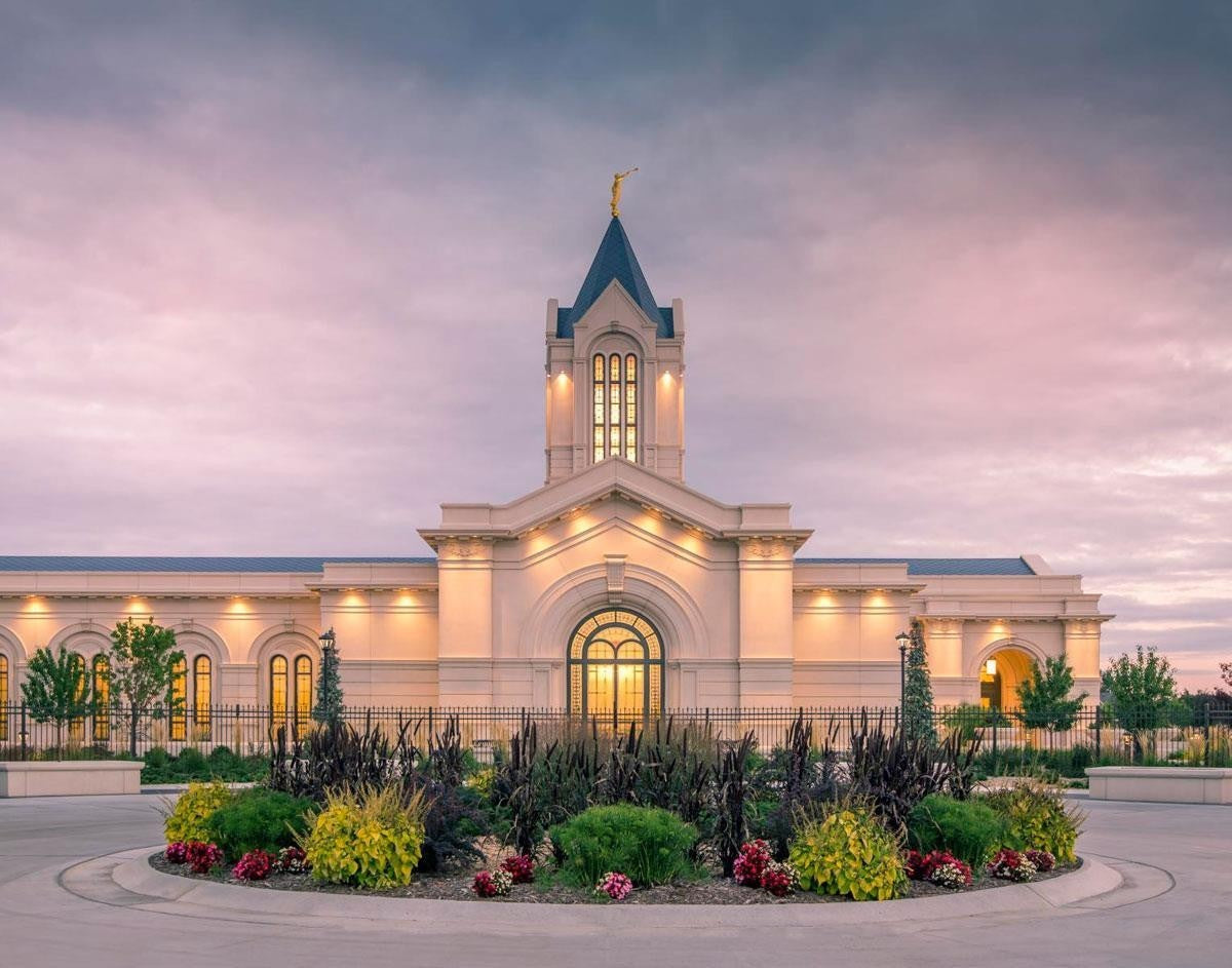 Fort Collins Temple Eternal Garden Gallery Wrap