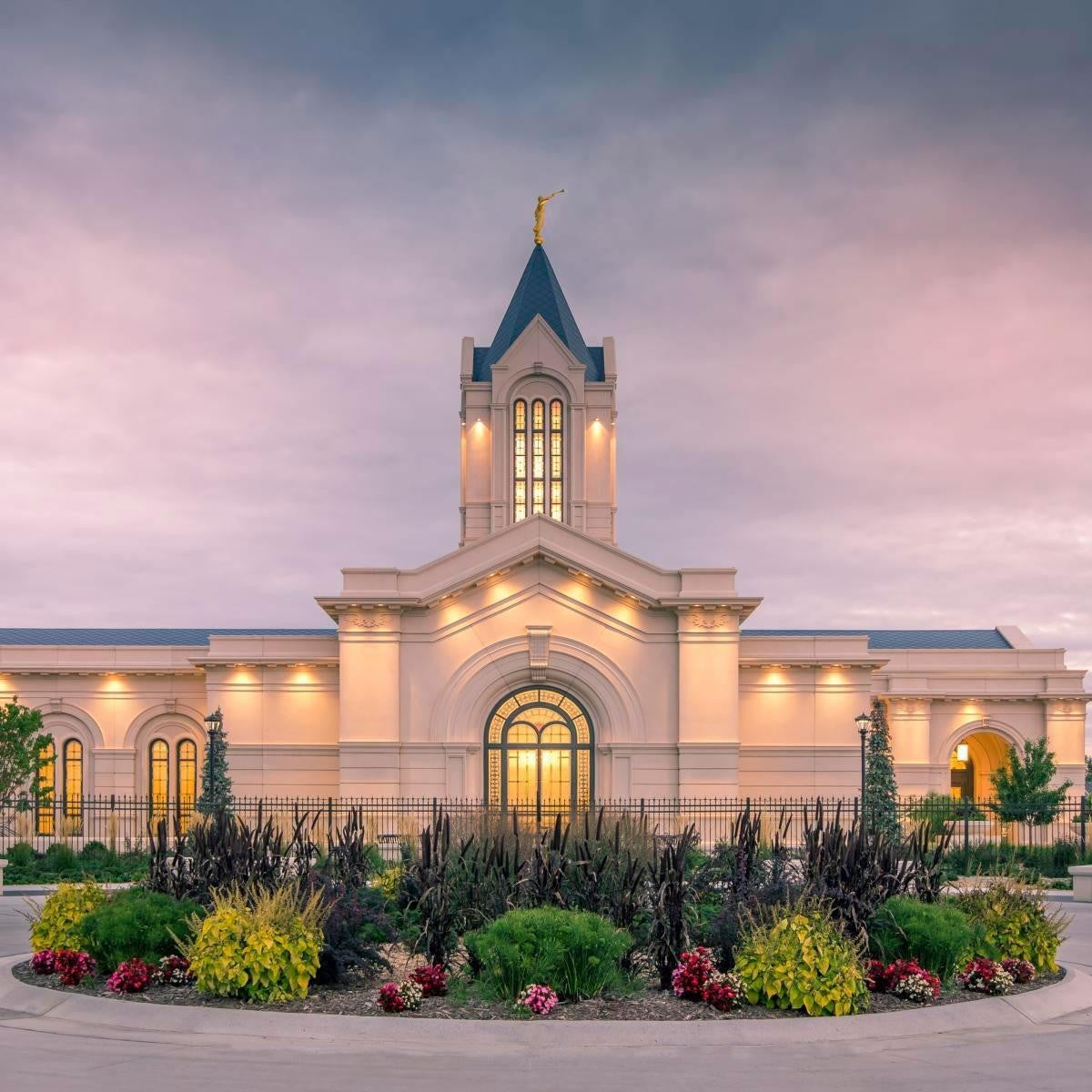 Fort Collins Temple Eternal Garden Gallery Wrap