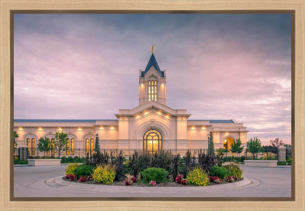 Fort Collins Temple Eternal Garden Gallery Wrap