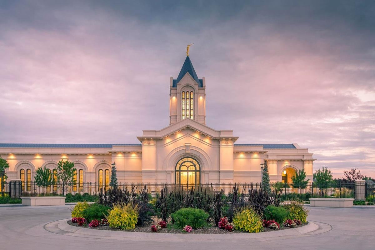 Fort Collins Temple Eternal Garden Gallery Wrap