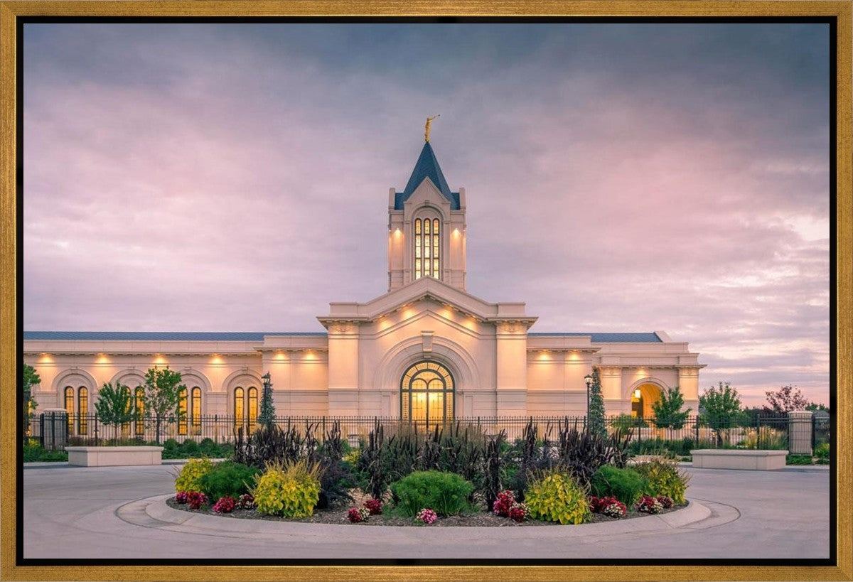 Fort Collins Temple Eternal Garden Gallery Wrap