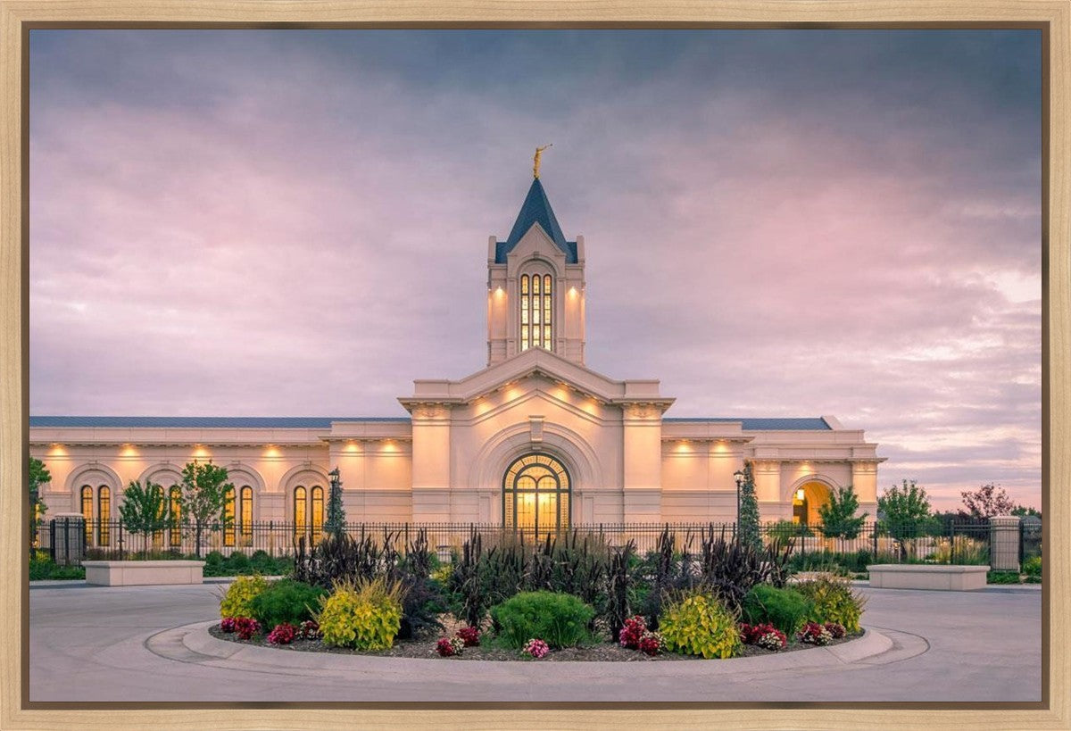 Fort Collins Temple Eternal Garden Gallery Wrap
