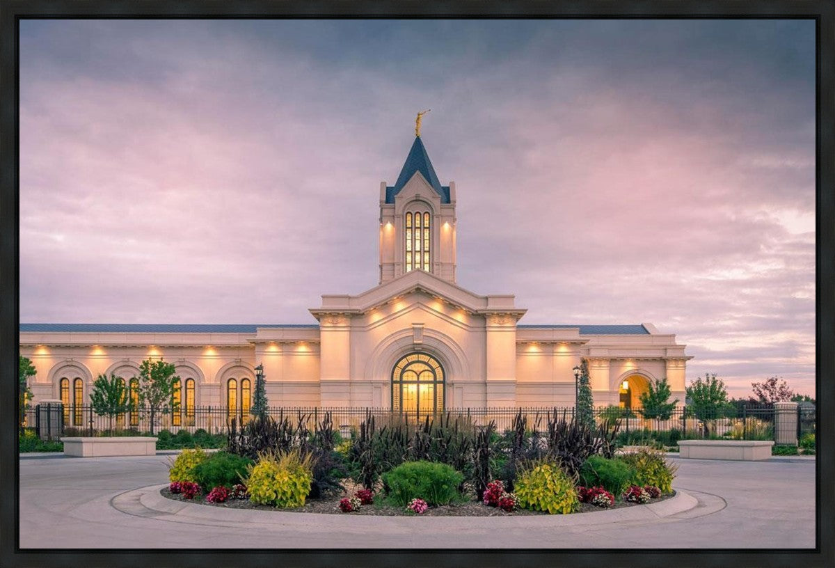 Fort Collins Temple Eternal Garden Gallery Wrap