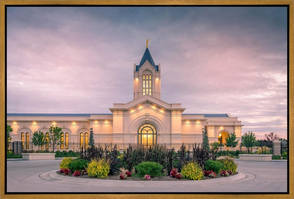 Fort Collins Temple Eternal Garden Gallery Wrap