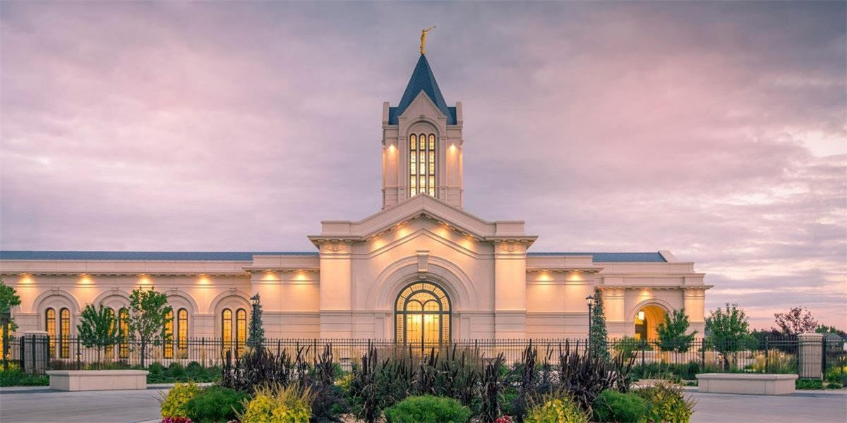 Fort Collins Temple Eternal Garden Gallery Wrap