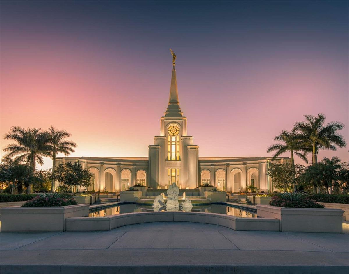 Fort Lauderdale Temple Nativity Gallery Wrap