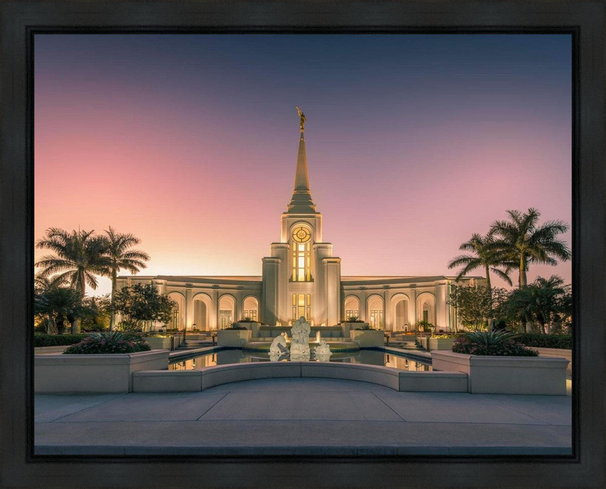 Fort Lauderdale Temple Nativity Gallery Wrap