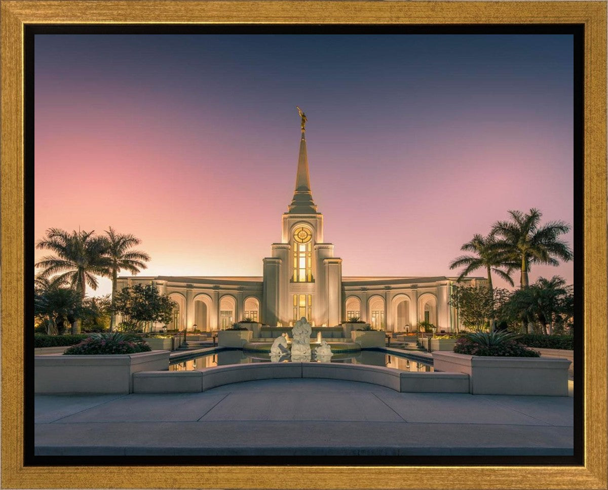 Fort Lauderdale Temple Nativity Gallery Wrap
