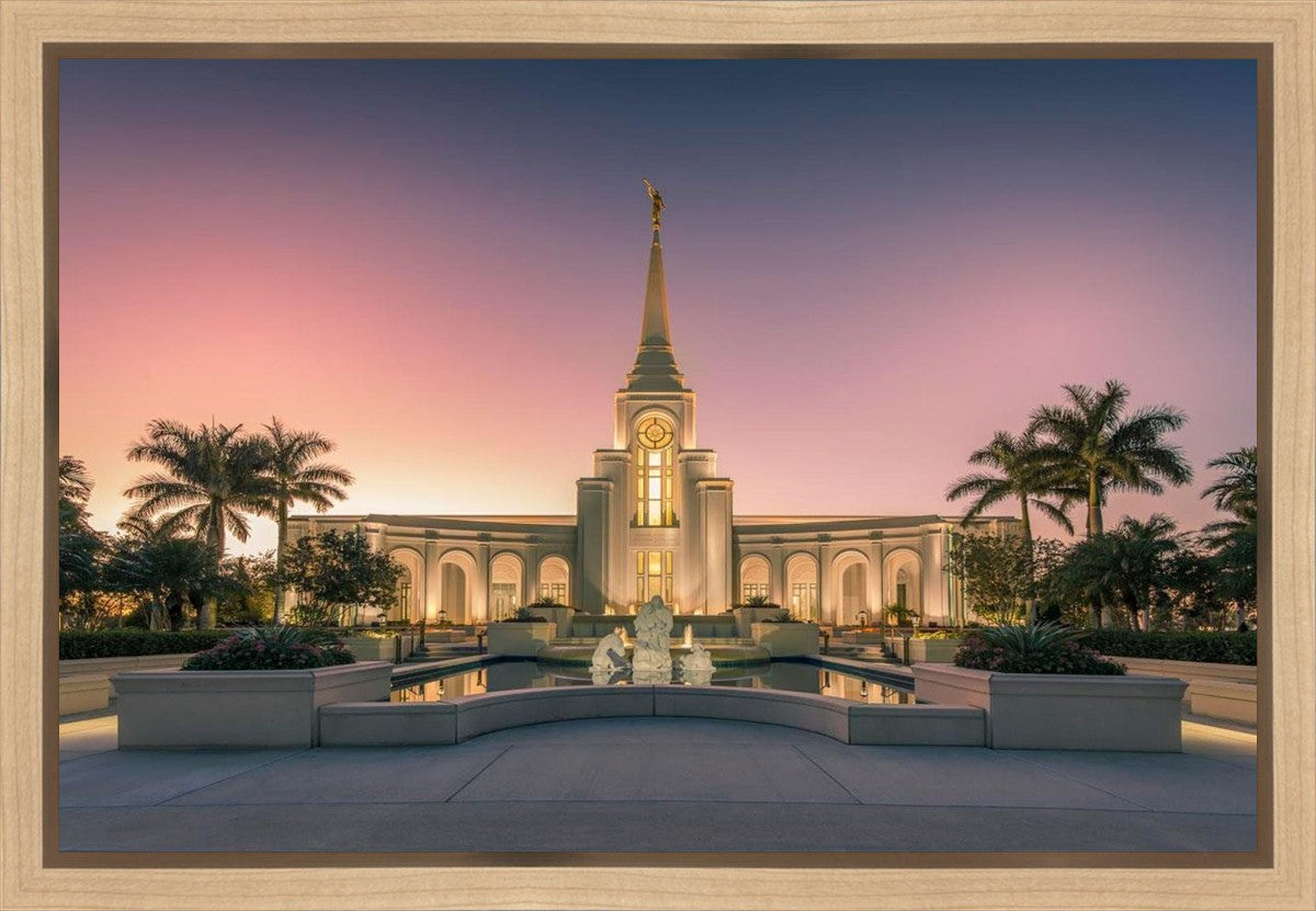 Fort Lauderdale Temple Nativity Gallery Wrap