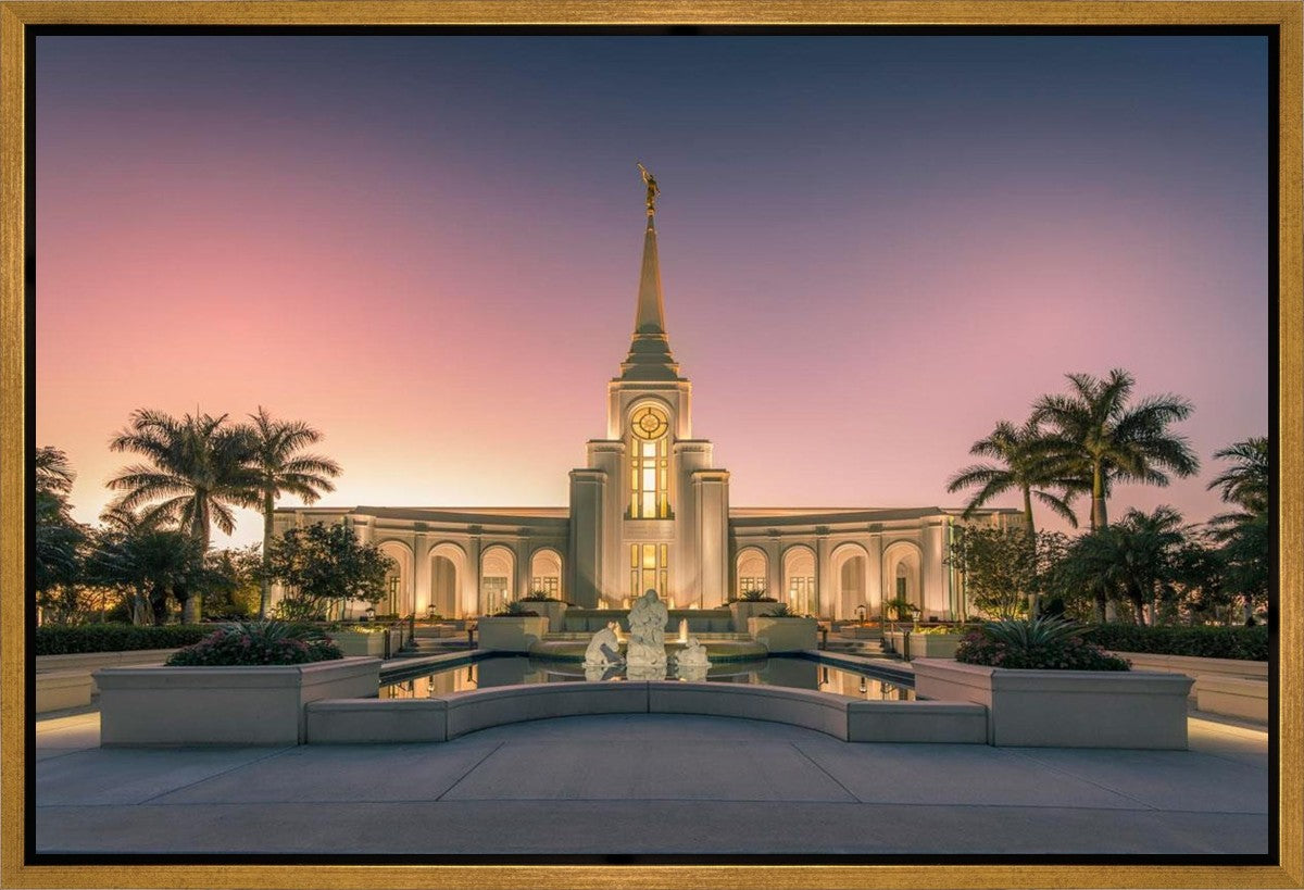 Fort Lauderdale Temple Nativity Gallery Wrap