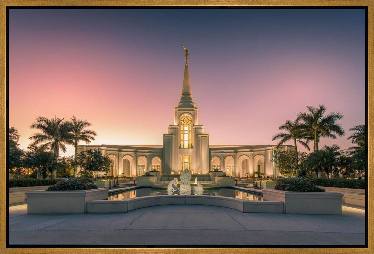 Fort Lauderdale Temple Nativity Gallery Wrap