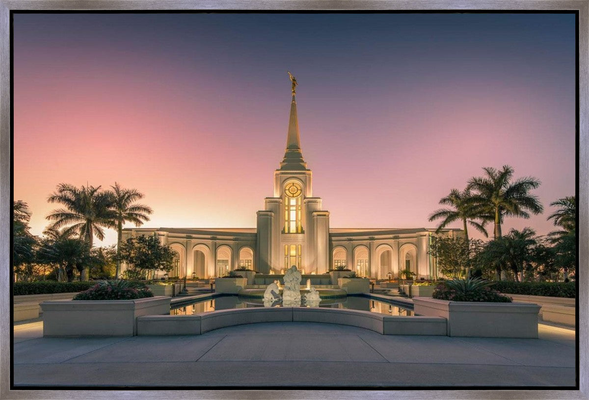 Fort Lauderdale Temple Nativity Gallery Wrap