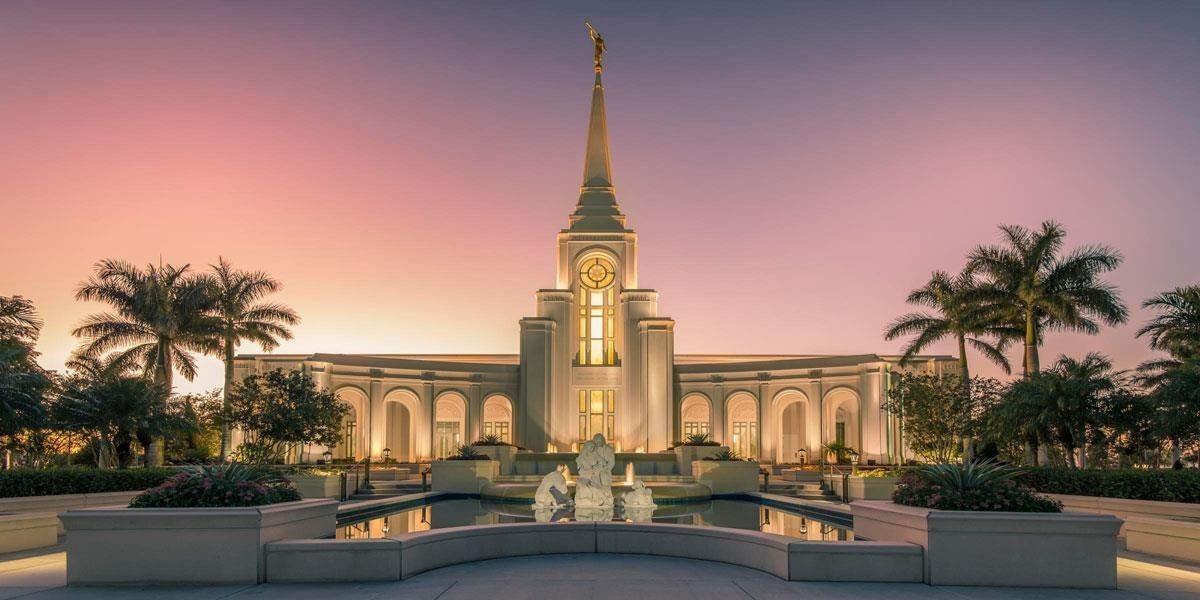 Fort Lauderdale Temple Nativity Gallery Wrap