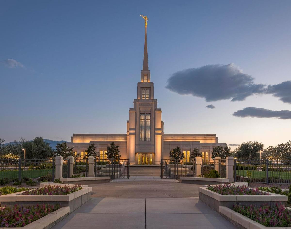 Gila Valley Temple Valley Sunset Gallery Wrap
