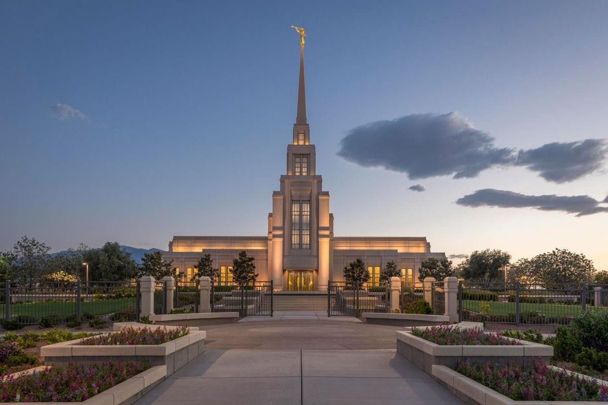 Gila Valley Temple Valley Sunset Gallery Wrap