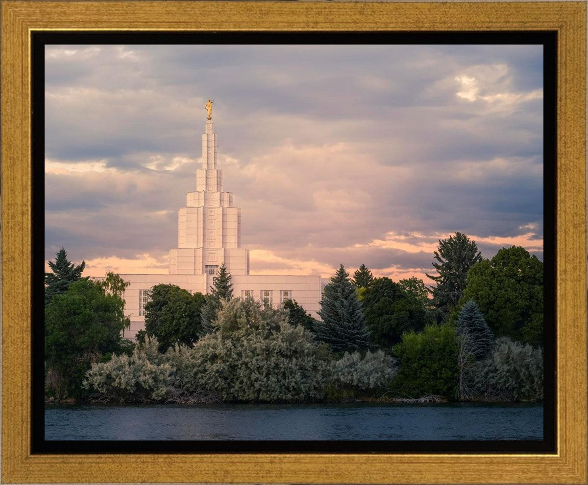 Idaho Falls Temple Eternal Light Gallery Wrap