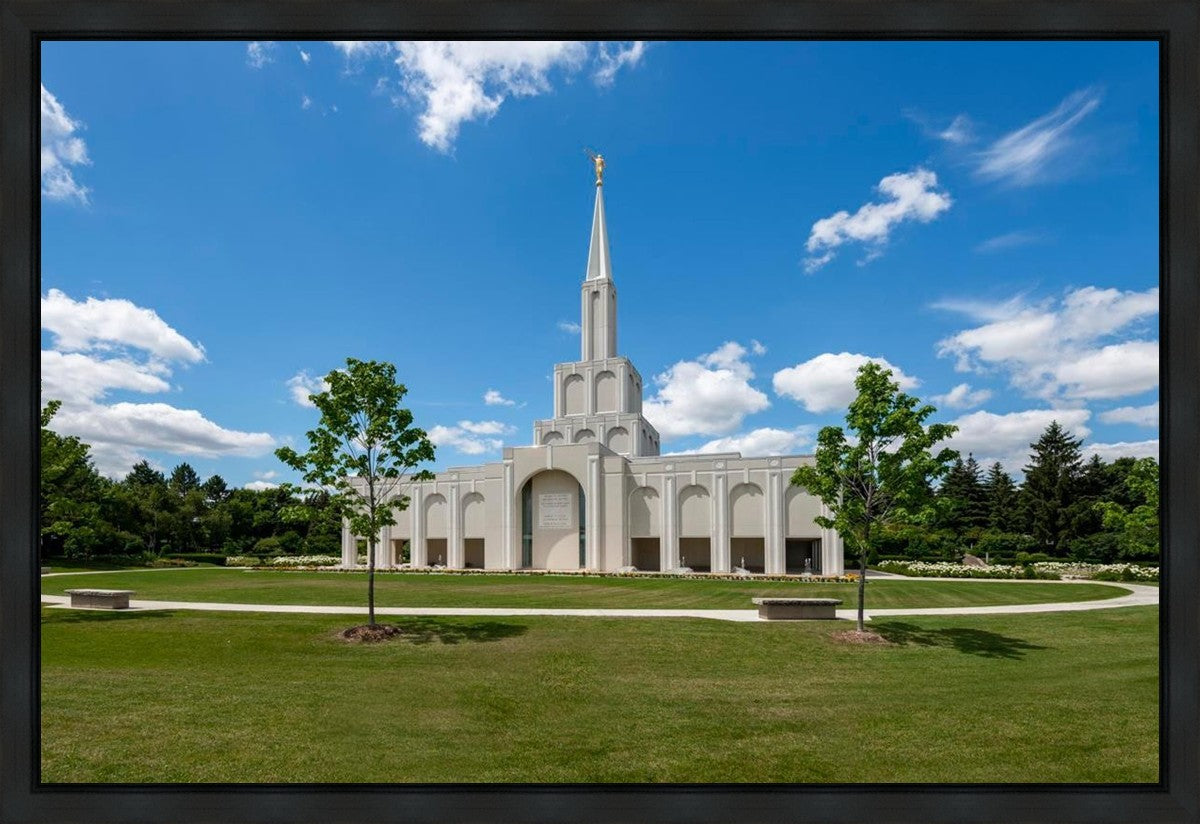 Toronto Ontario Temple Daytime Skies Gallery Wrap