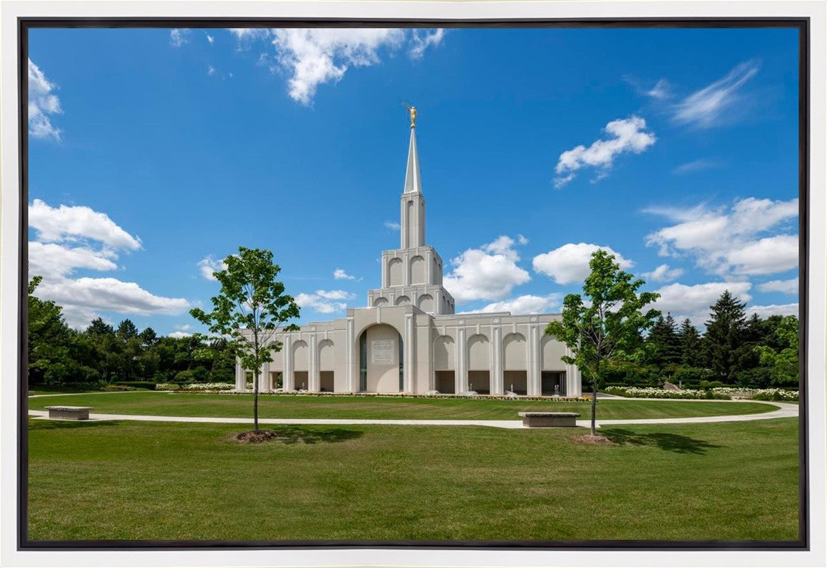 Toronto Ontario Temple Daytime Skies Gallery Wrap