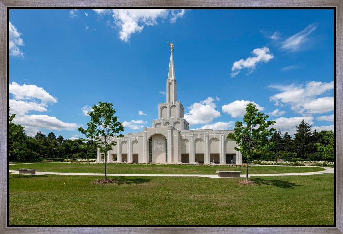 Toronto Ontario Temple Daytime Skies Gallery Wrap
