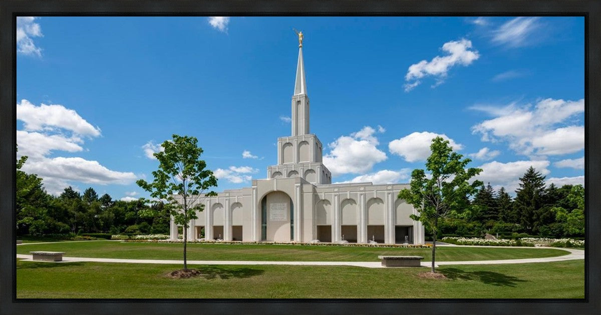 Toronto Ontario Temple Daytime Skies Gallery Wrap
