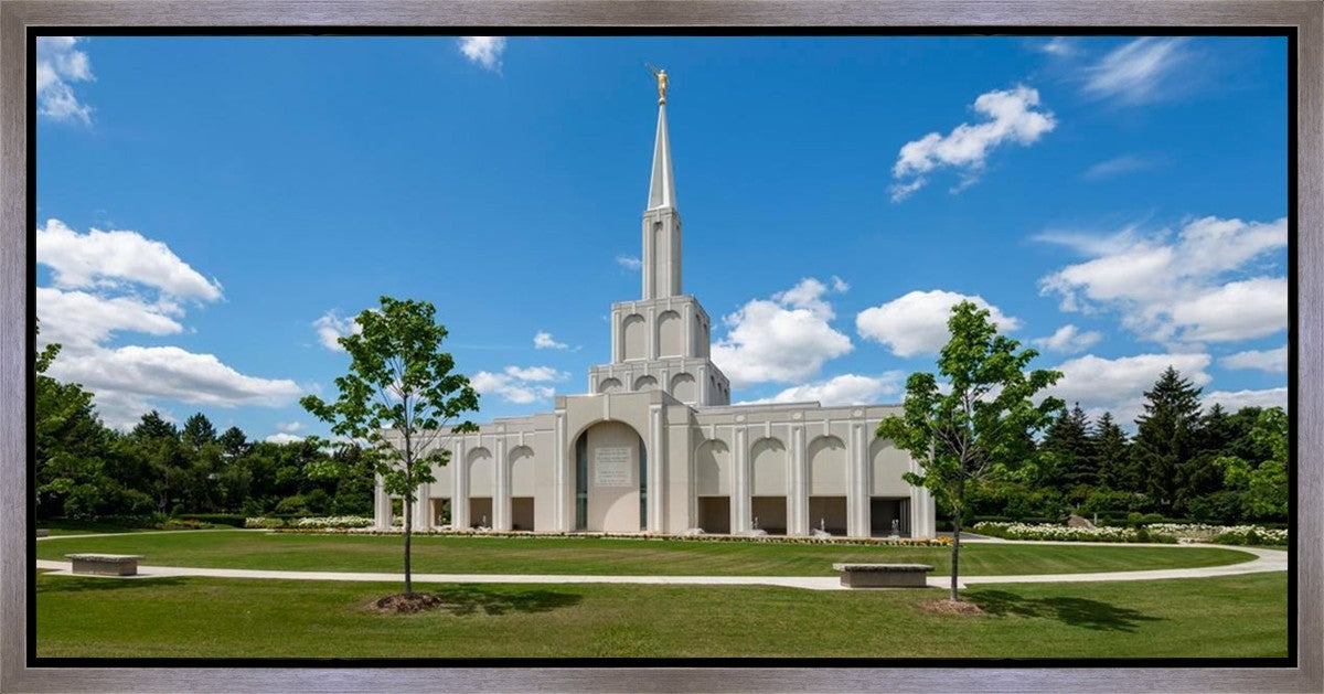 Toronto Ontario Temple Daytime Skies Gallery Wrap