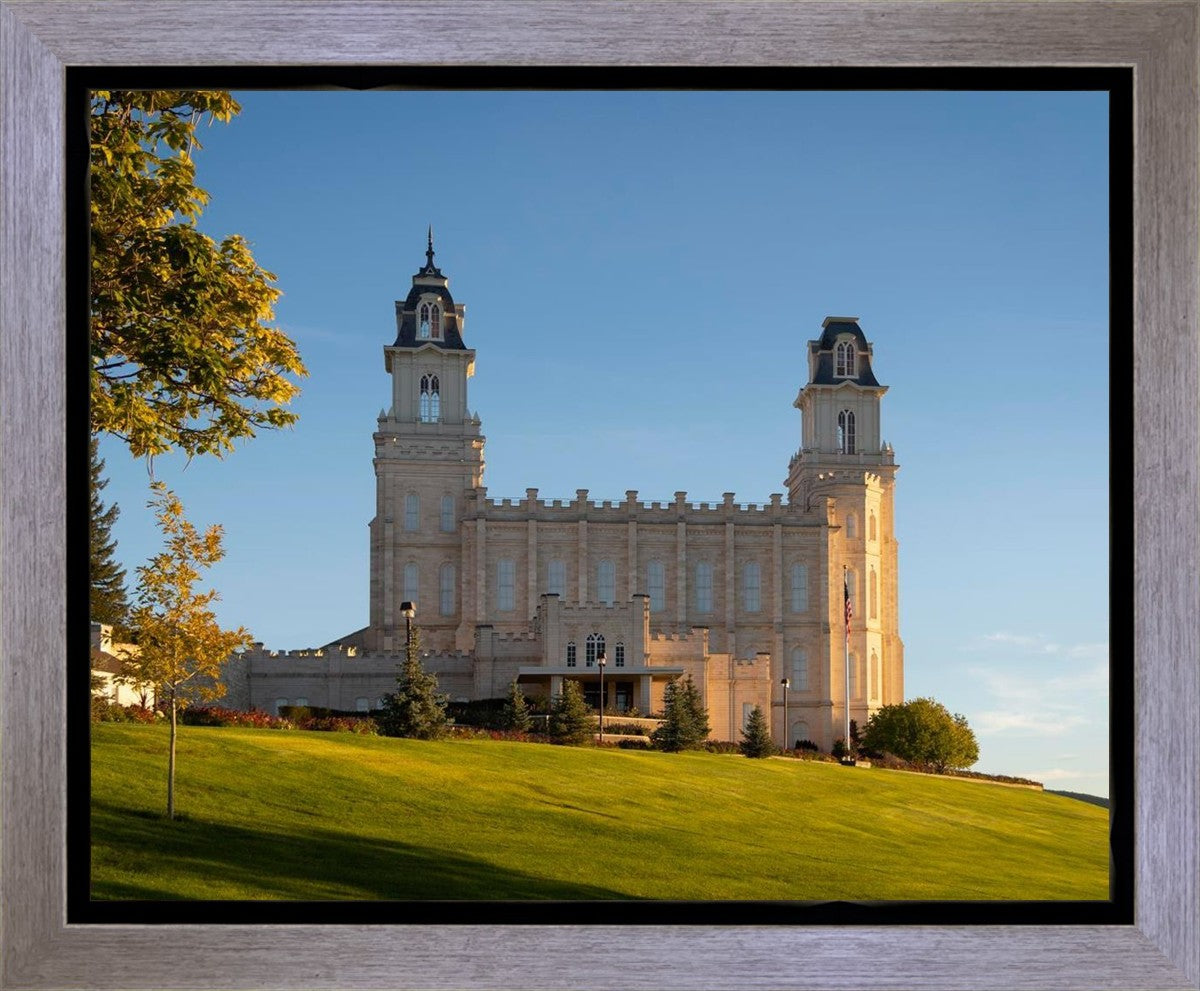Manti Temple Golden Foundations Gallery Wrap