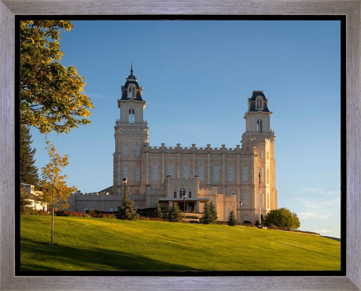 Manti Temple Golden Foundations Gallery Wrap