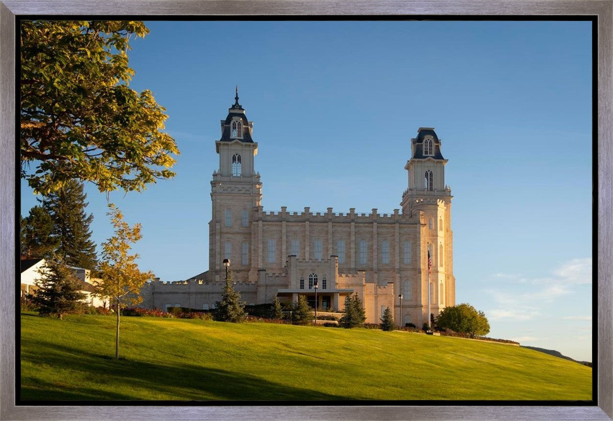 Manti Temple Golden Foundations Gallery Wrap