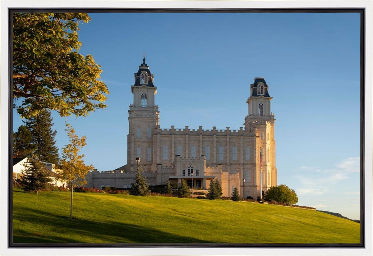 Manti Temple Golden Foundations Gallery Wrap