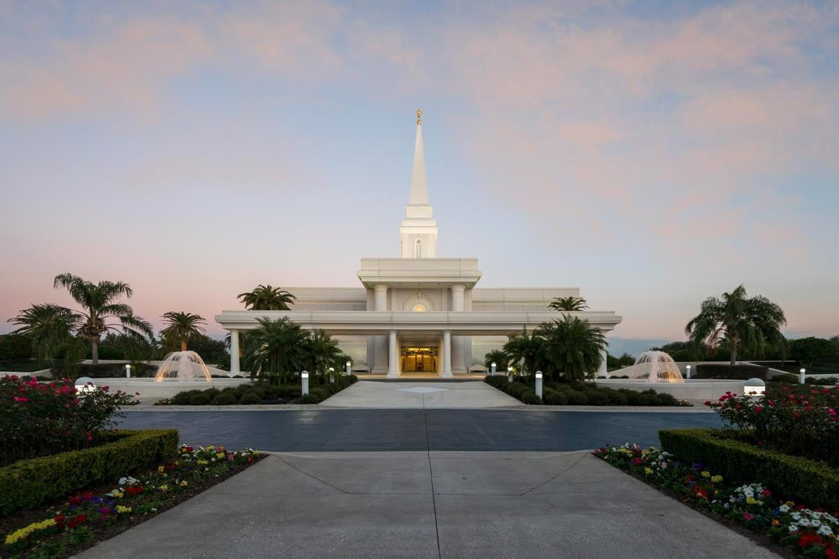 Orlando Temple Pathway Gallery Wrap