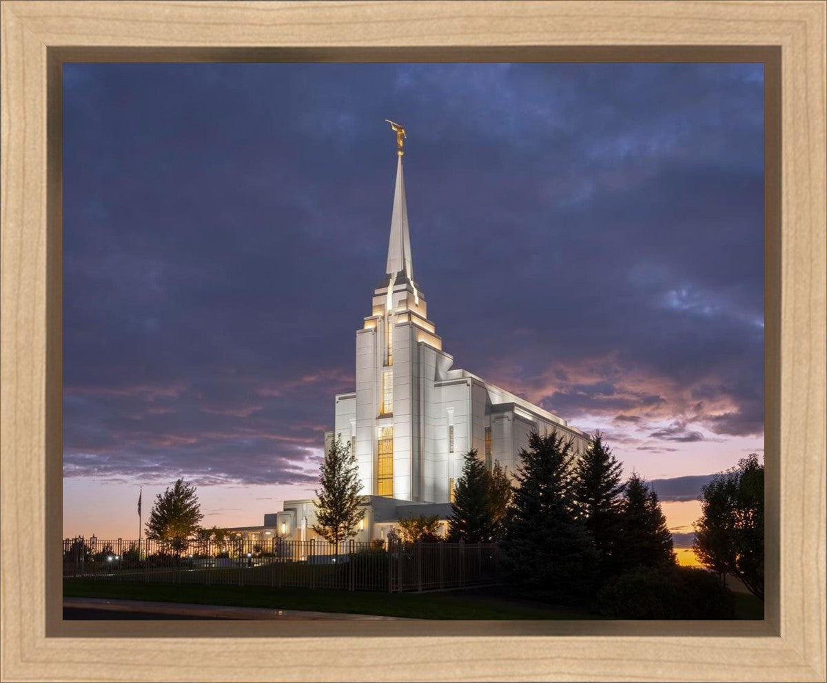 Rexburg Temple Majestic Gallery Wrap