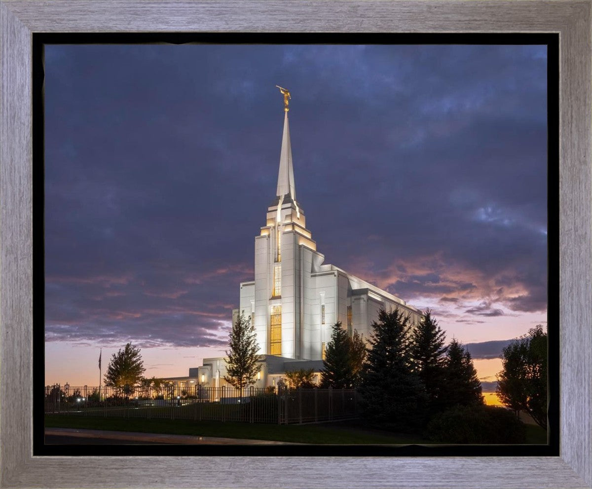 Rexburg Temple Majestic Gallery Wrap
