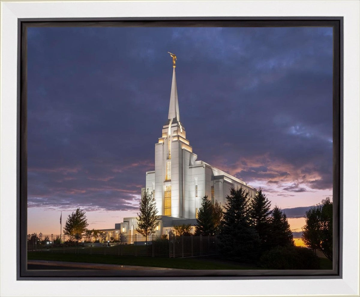 Rexburg Temple Majestic Gallery Wrap
