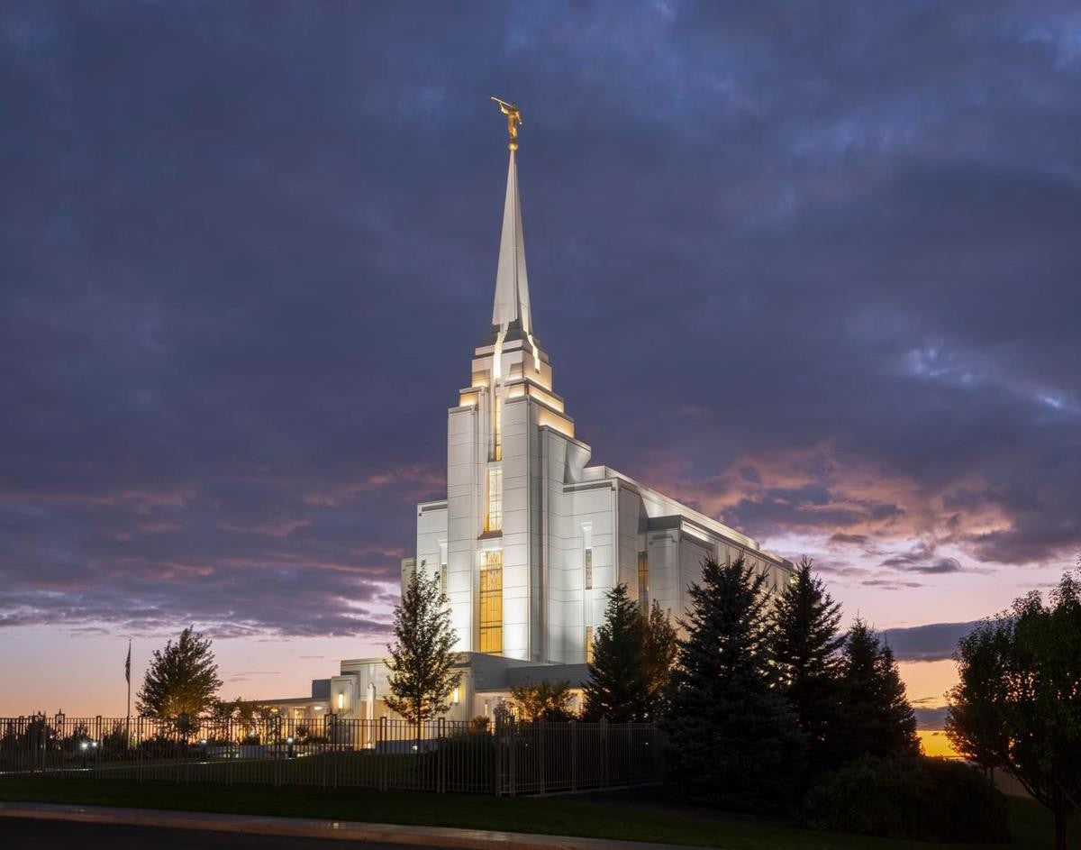 Rexburg Temple Majestic Gallery Wrap