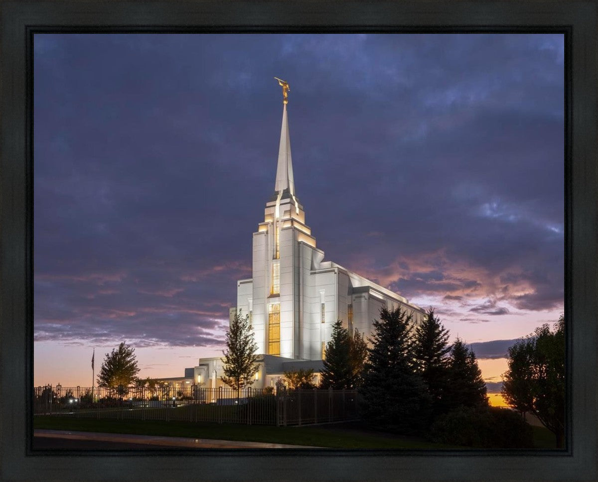 Rexburg Temple Majestic Gallery Wrap