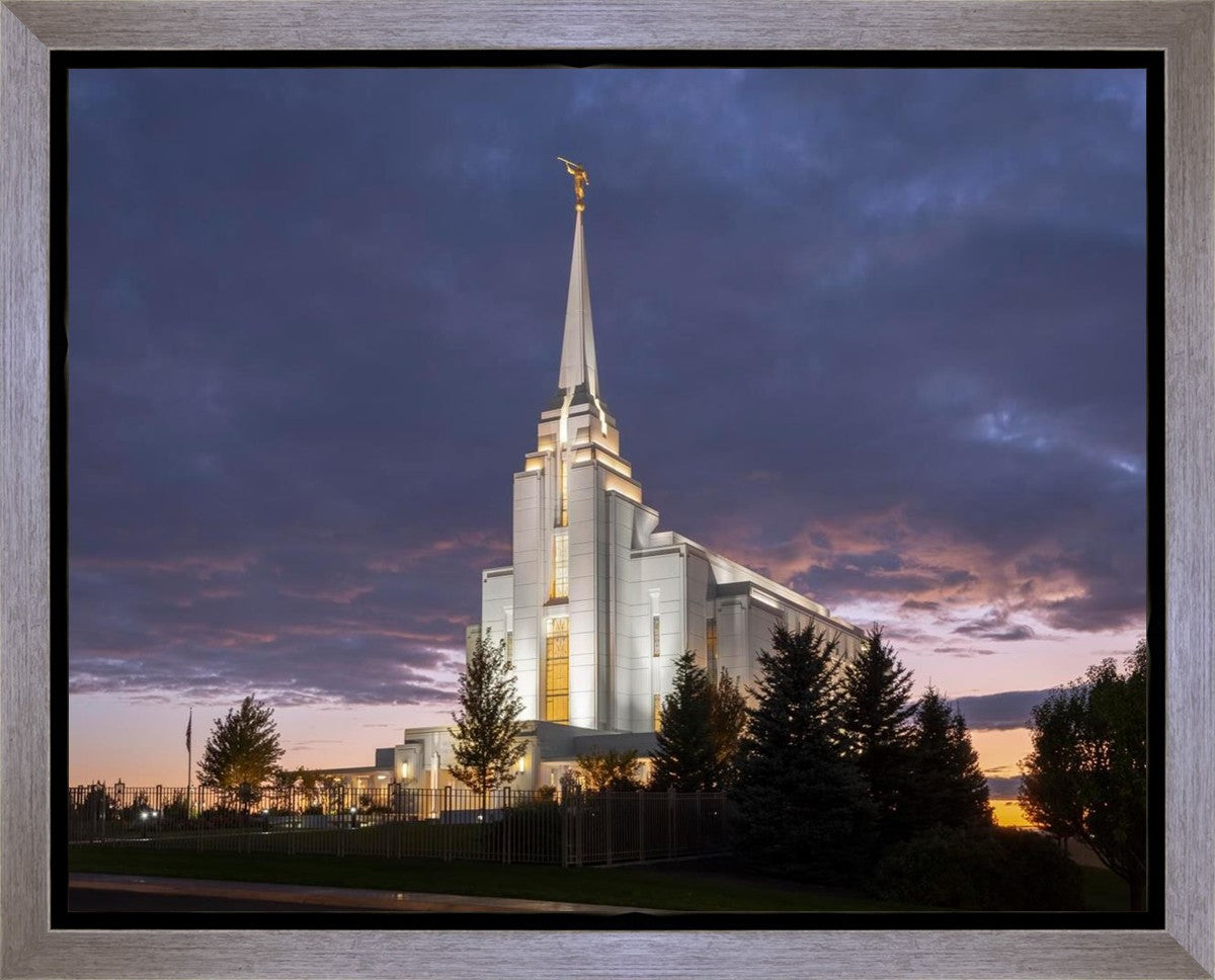 Rexburg Temple Majestic Gallery Wrap