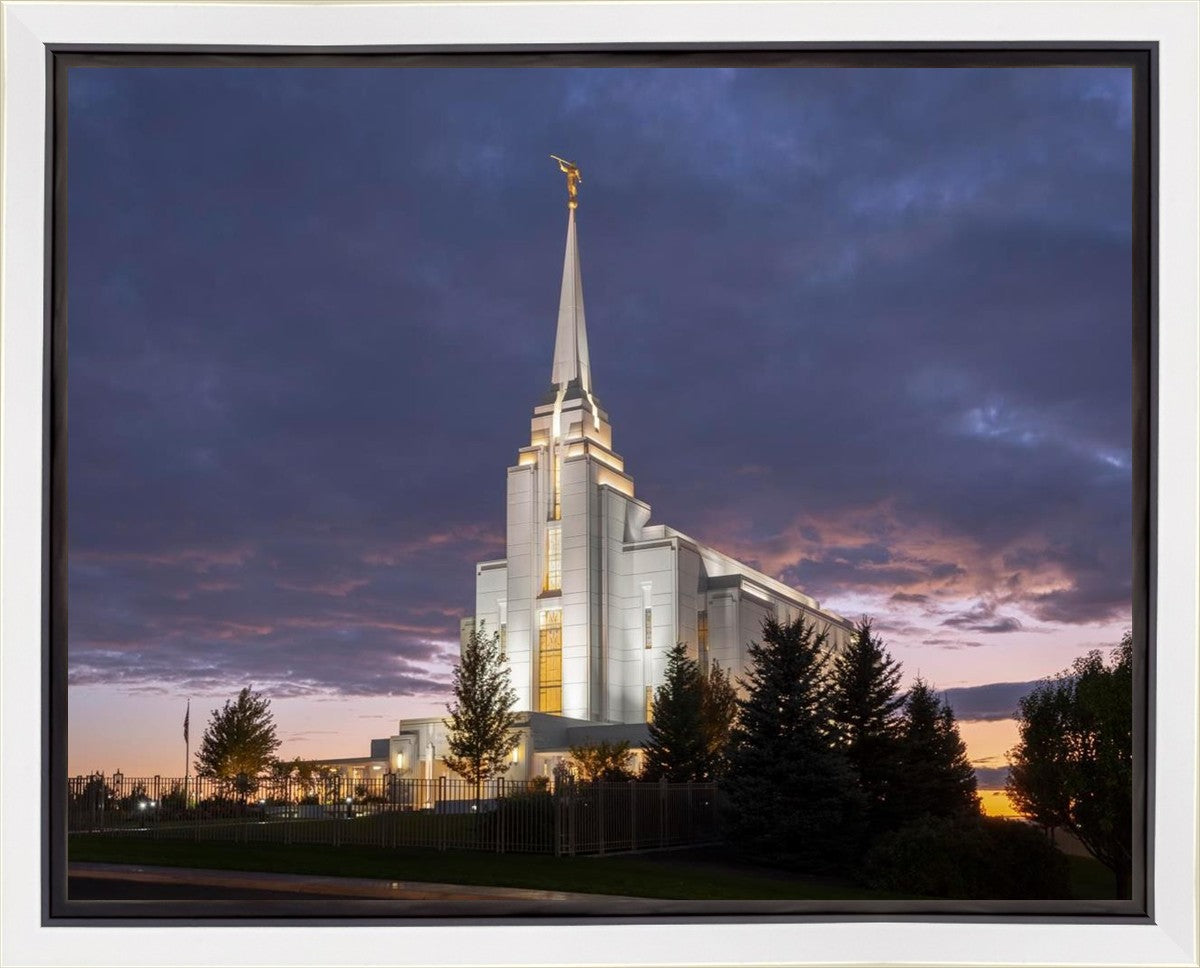 Rexburg Temple Majestic Gallery Wrap