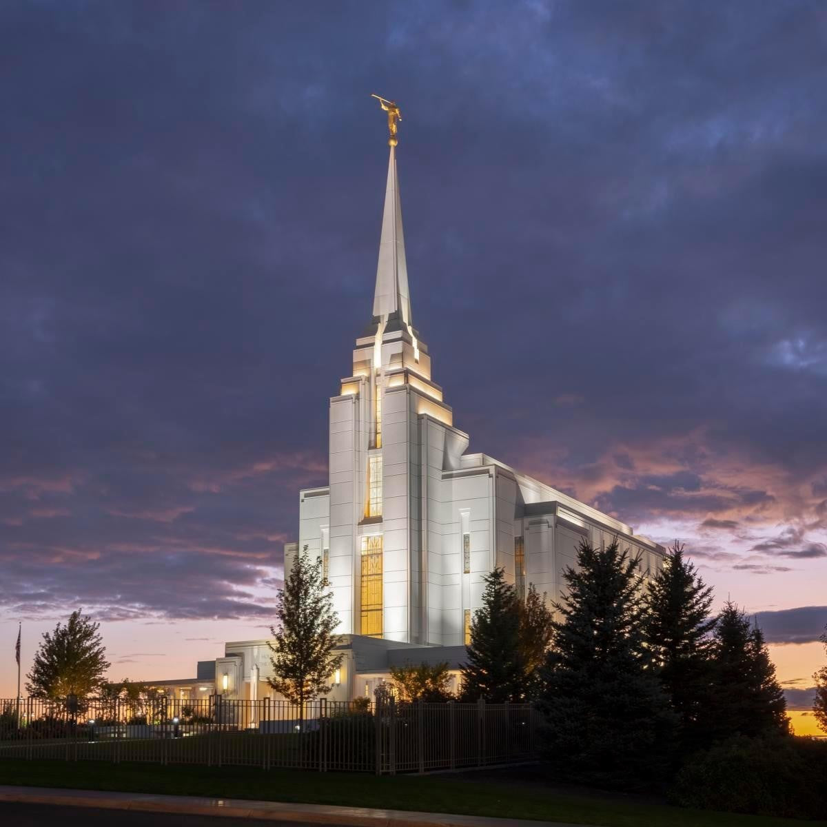 Rexburg Temple Majestic Gallery Wrap