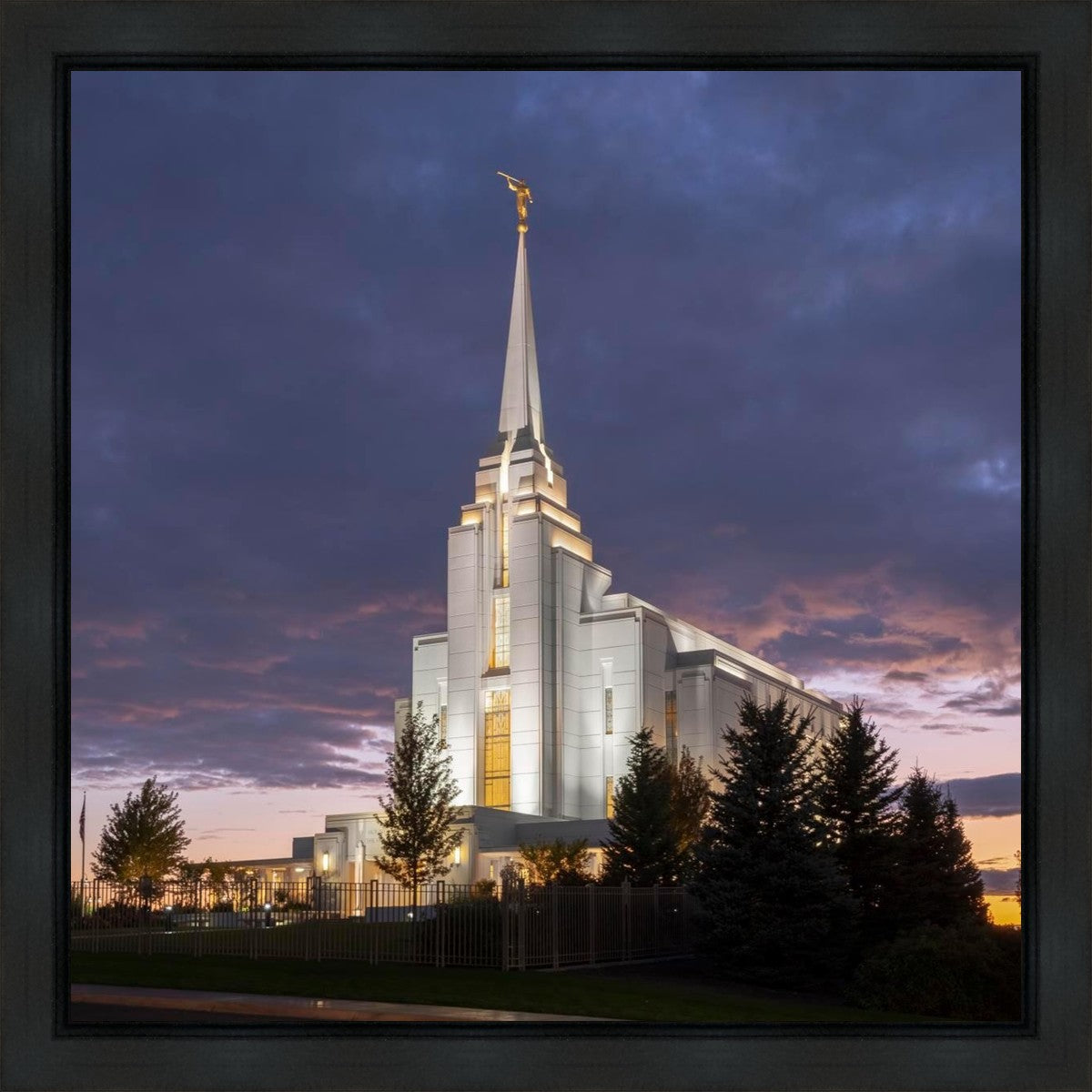 Rexburg Temple Majestic Gallery Wrap