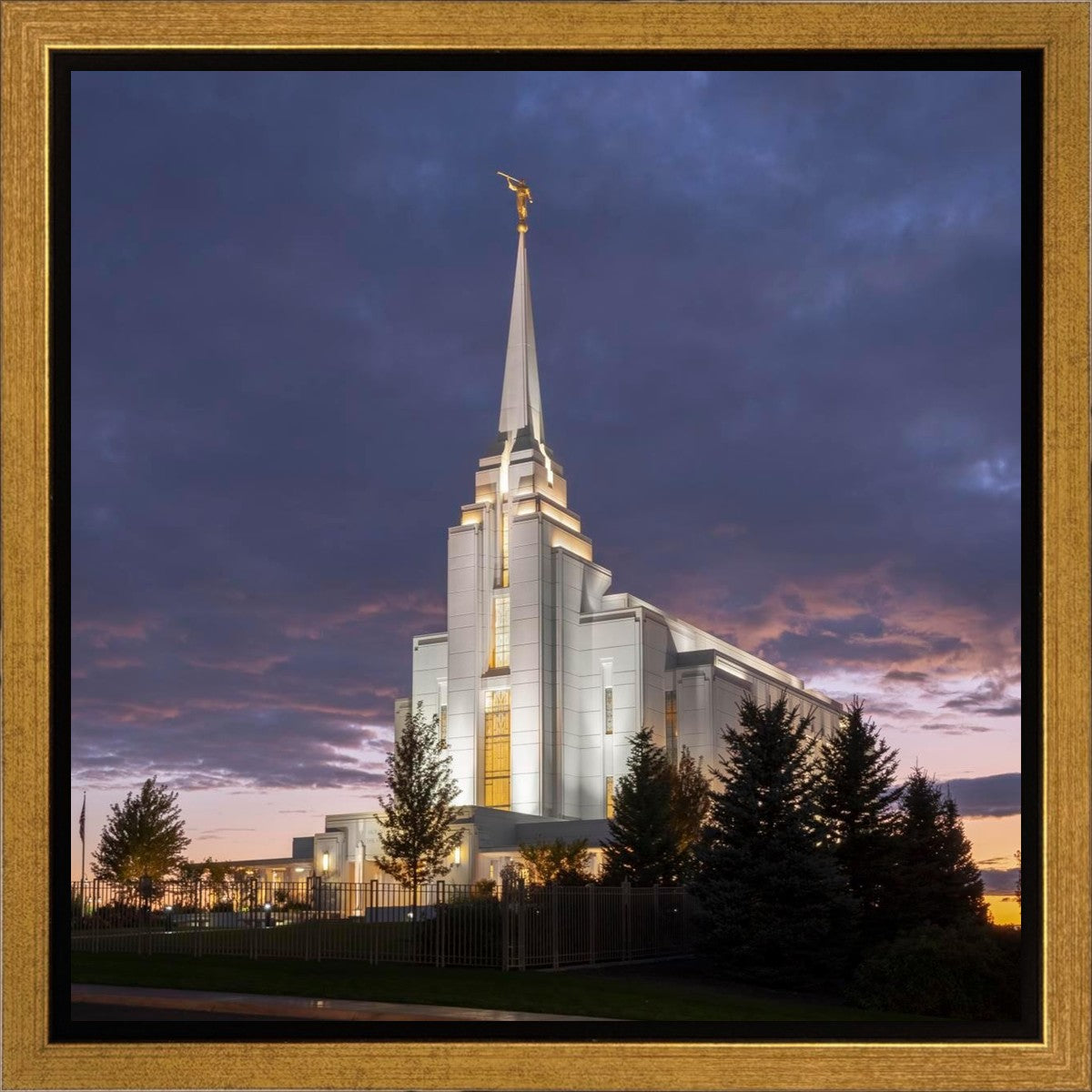 Rexburg Temple Majestic Gallery Wrap