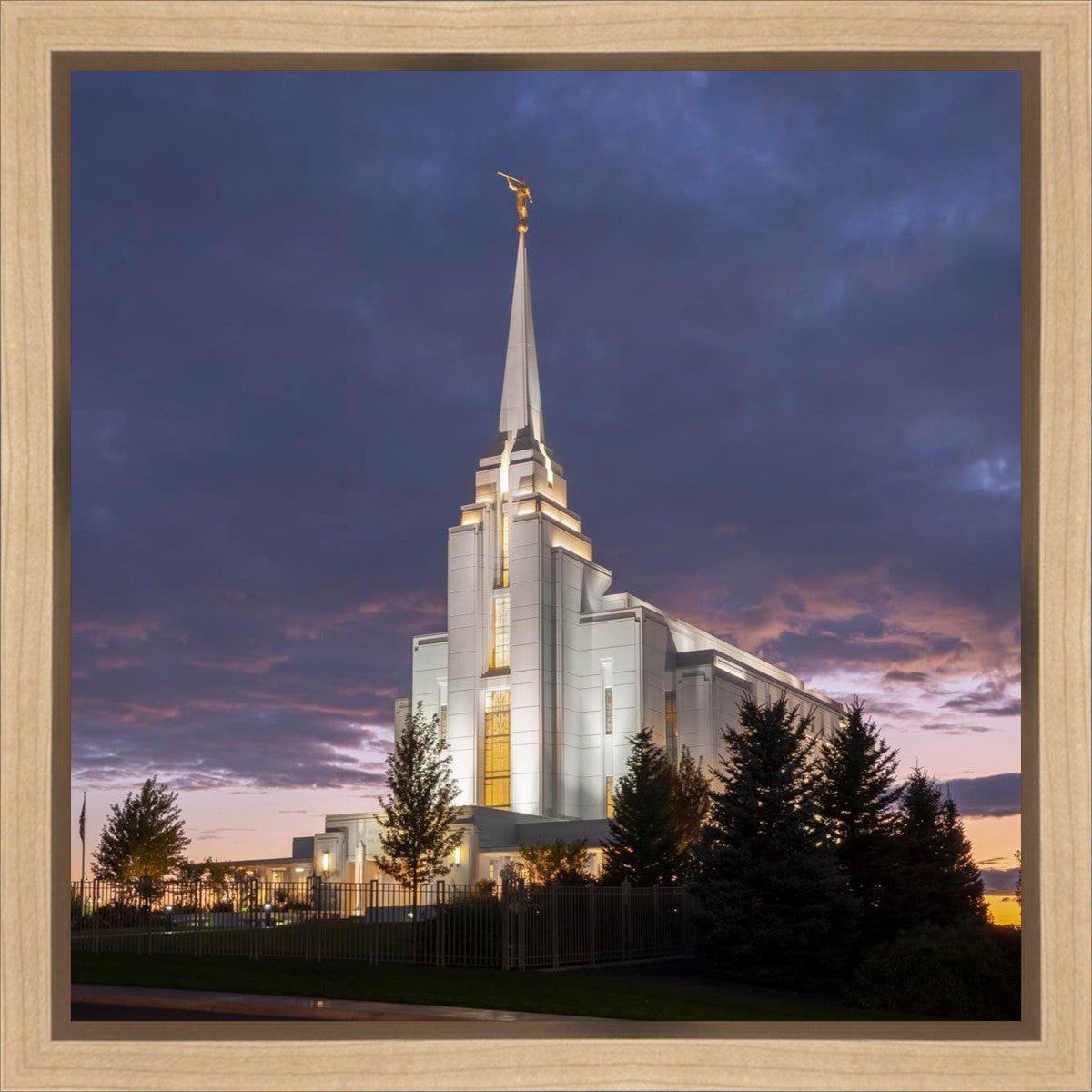 Rexburg Temple Majestic Gallery Wrap